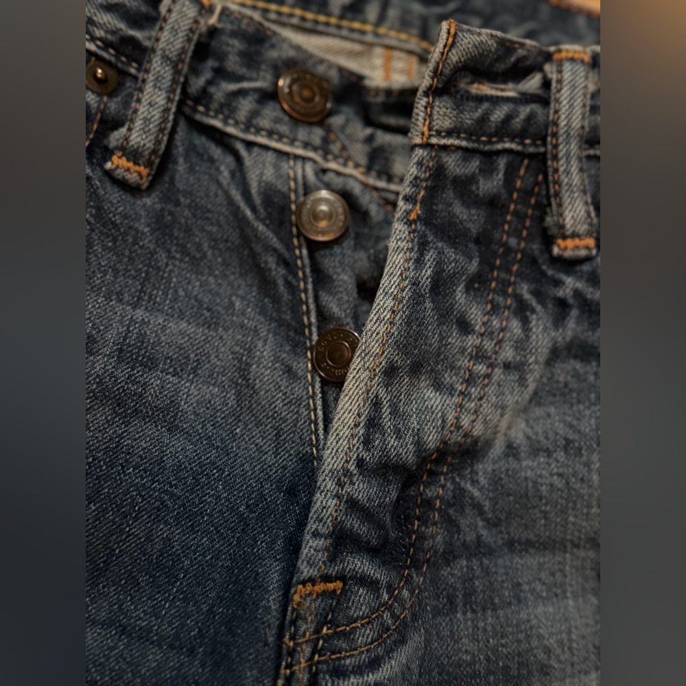 Abercrombie Kids Jeans 16 Slim Straight Leg Medium Wash Women’s 0 2 Y2K - Picture 4 of 8